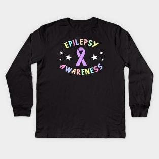 Epilepsy - Disability Awareness Kids Long Sleeve T-Shirt